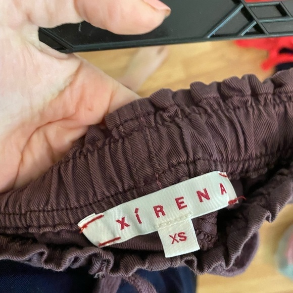 XIRENA /  Rex Pant Eggplant purple jogger tuxedo Side stripe detail XS - Picture 6 of 8